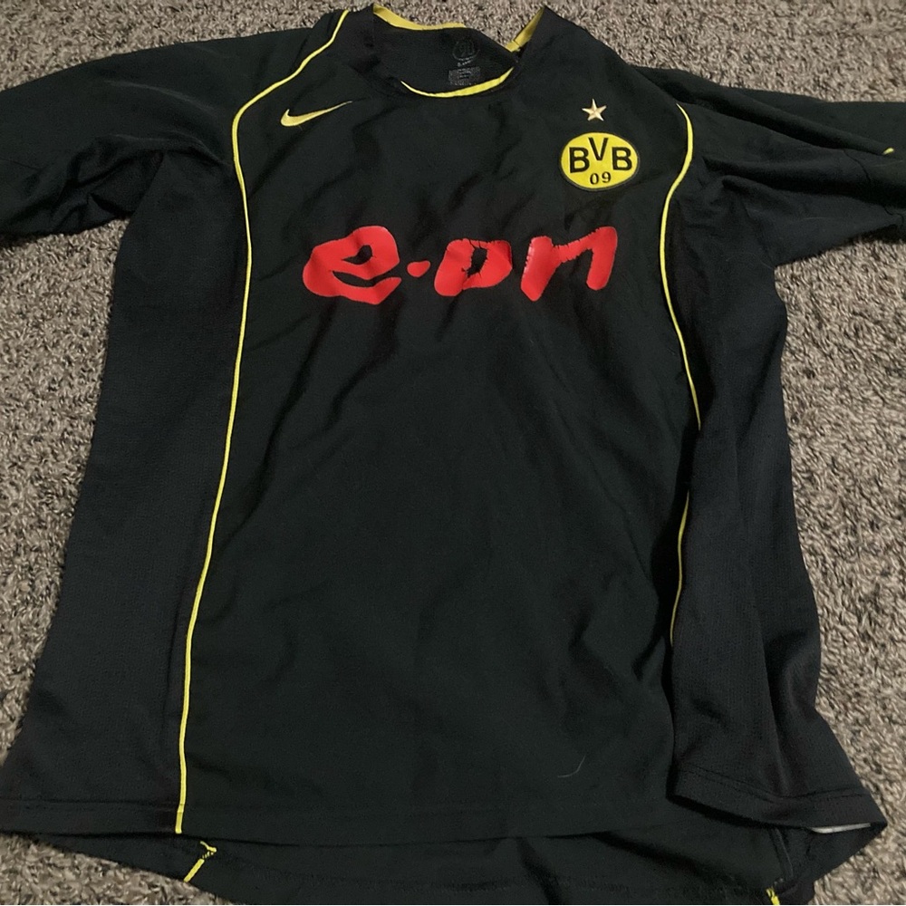 Borussia Dortmund retro men’s soccer jersey